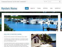 Tablet Screenshot of marstonsmarina.com